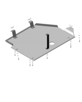 Защита предпускового подогревателя Motodor для Фольксваген Каравелла Т6 2015-2020, алюминий 5мм, арт:MO.32716-3