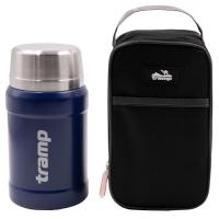 Термос с широким горлом Tramp 0.8 л, синий, артикул:TRC-132-синий