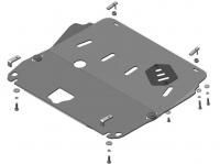 Защита картера и КПП Motodor для Ниссан Х-Трейл 2015-2023, алюминий 5мм, арт:MO.31412-2