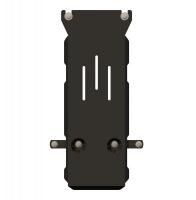 Защита АКПП Sheriff для Фольксваген Туарег 2010-2014, модель №1, сталь 2,5мм, арт:26.1959