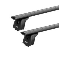 АРХИВ Багажник на крышу LUX черные дуги аэро-тревел (82мм) 1,1м на Эксид LX 2019-2023, арт:LUX.1352