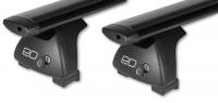 Багажник на крышу ED с замком черные крыловидные дуги 1,25м на Мазда СХ-5 2012-2017, арт:ED-2623