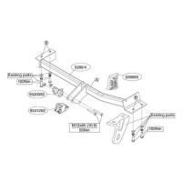 Фаркоп Brink на Лексус RX 450h 2009-2015, арт:528600
