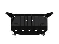 Защита картера и КПП Sheriff на Рено Трафик 2014-2022, сталь 2,5мм, арт:18.3196