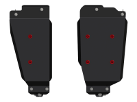 Защита бензобака Sheriff для Мицубиси Аутлендер 3 2013-2018, модель №3, сталь 2мм, арт:14.3776