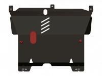 Защита картера и КПП Sheriff для Пежо 107 2005-2014, модель №1, сталь 2мм, арт:17.1231