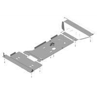Комплект защиты Motodor для Додж РАМ 1500 2009-2018, алюминий 5мм, арт:MO.32901