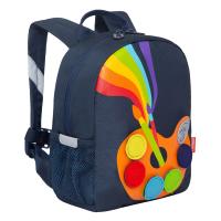 Детский рюкзак GRIZZLY RS-374-2 синий, 20х26х10