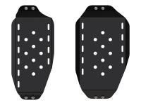 Защита бензобака Sheriff для Санг Енг Актион New (Korando) 2011-2022, модель №6, сталь 2,5мм, арт:29.2557