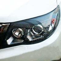 Передние фары Субару Форестер 2007-2012 модель №1, комплект:Л+П, бифокальная линза, ДХО, арт:MF-HL-000193