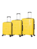 Комплект чемоданов L'Case Gua (S, M, L) желтый, 3 шт., арт:Ch1079