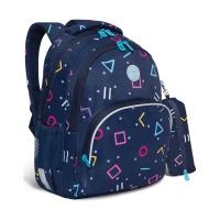 Школьный рюкзак GRIZZLY RG-260-9 геометрия, 27х40х20