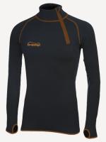 Футболка мужская с длинным рукавом Tramp Warm Stretch SZ, черная, XXL, арт:TRUT-014.3-4-черный