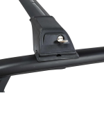 Багажник на крышу Turtle Tourmaline V1, черные аэро дуги на Мерседес М класс W166 2012-2015, арт:TUR.0534