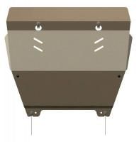 Защита картера и КПП Sheriff на Рено Колеос 2008-2015, модель №1, алюминий 5мм, арт:18.1353