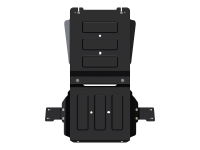 Защита КПП и РК Sheriff для Мицубиси Л200 Triton 2015-2024, модель №5, сталь 2,5мм, арт:14.3712-2