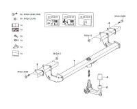Фаркоп Westfalia на Мерседес Вито 2014-, арт:313436600001