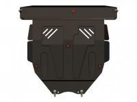 Защита картера и КПП Sheriff для Лифан Солано 2008-2015, модель №1, сталь 2мм, арт:28.1784