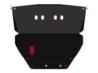 Защита картера и КПП Sheriff на Ниссан Х-Трейл Т30 2001-2007, модель №1, сталь 2мм, арт:15.0373