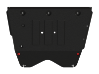 Защита картера и КПП Sheriff на Фиат Добло 2015-2022, модель №3, сталь 2мм, арт:07.4454 Защита картера и КПП Sheriff на Фиат Добло 2015-2022, модель №3, сталь 2мм, арт:07.4454