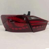 Задние фонари Тойота Камри 50 2011-2014 модель №11, комплект:Л+П, красные, динамичный поворотник, арт:MF-TL-000169