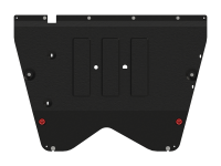 Защита картера и КПП Sheriff на Фиат Добло 2015-2022, модель №1, сталь 2мм, арт:07.4417 Защита картера и КПП Sheriff на Фиат Добло 2015-2022, модель №1, сталь 2мм, арт:07.4417
