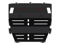 Защита картера и КПП Sheriff на Джили Атлас 2018-2024, модель №1, сталь 2,5мм, арт:28.3768