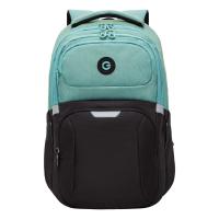 Рюкзак GRIZZLY RD-342-1 черный-мятный, 27х41х17 Рюкзак GRIZZLY RD-342-1 черный-мятный, 27х41х17