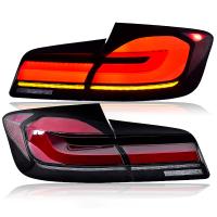 Задние фонари БМВ 5 серия F10 2010-2016, комплект:Л+П, светодиодные, динамичный поворотник, арт:MF-TL-000597