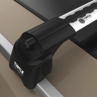 Багажник на рейлинги Turtle Air-2 122 серебристый, арт:TUR.A2.122.S