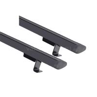 Багажник на крышу Atlant, 6030+7061, черные крыловидные дуги 1,1м на Рено Дастер 2021-2022, арт:ATL.0357