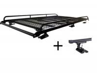 Удалить Багажник на крышу ED ED2-244N+ED7-002C на ГАЗель NEXT, платформа 3500x1550 с сеткой, арт:ED-5609