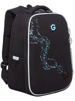 Ранец школьный GRIZZLY RAw-594-7, чёрный, 26х37х16