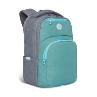 Рюкзак GRIZZLY RD-241-2 серый-мятный, 27,5х43х16