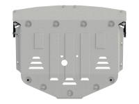 Защита картера и КПП Sheriff на Рено Мастер 3 2010-2020, модель №2, алюминий 4мм, арт:18.4328
