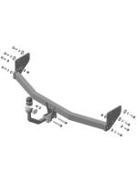 Фаркоп Motodor на Хендай Солярис Седан 2017-2022, арт:90907-A-3