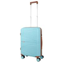 Чемодан маленький MIRONPAN 23103 (S) голубой, 56х36х22, арт:Ch1177