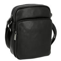 Сумка мужская David Jones 694402C черная, 22x17x6, арт:694402C/черный