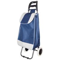 Сумка-тележка Рыжий кот A204 Синяя, 36,5 л, 34х20х58, арт:ST.093534