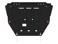 Защита картера и КПП Sheriff на Ниссан Ноут 2019-2024, сталь 2мм, арт:15.4957