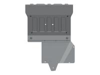 Защита картера и КПП Sheriff на Мерседес V класс W447 2017-2021, модель №4, алюминий 4мм, арт:13.3439