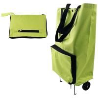 Сумка-тележка складная Рыжий кот ATB-01 Лайм, 55.5х39х13, арт:ST.104585