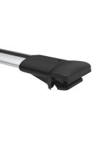 Багажник на рейлинги Diamond 122 серебристый, арт:DIAM.A1.122.S