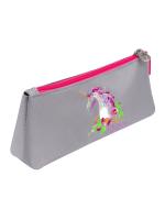 Школьный пенал GRIZZLY PL-33-26/серый, 22х9х6