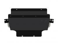 Защита радиатора Sheriff на Ниссан Навара 2005-2015, модель №9, сталь 2,5мм, арт:15.1936 V1-2