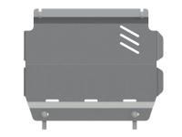 Защита картера (задняя часть) Sheriff для Мицубиси Л200 Triton 2006-2015, модель №7, алюминий 5мм, арт:14.2807-2