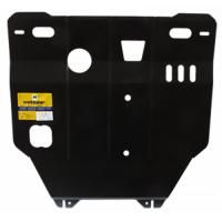 Защита картера и КПП Motodor для Мицубиси Лансер X 2007-2016, сталь 2мм, арт:MO.01333