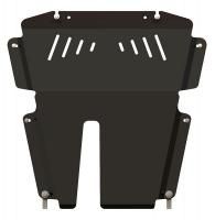 Защита картера и КПП Sheriff на Ниссан Альмера 2013-2018, модель №1, сталь 2мм, арт:15.2343