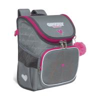 Школьный рюкзак GRIZZLY RAl-294-2 серый, 26х35х16