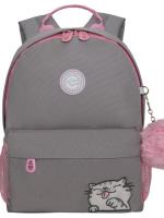 Детский рюкзак GRIZZLY RK-578-1, серый, 21х29х8